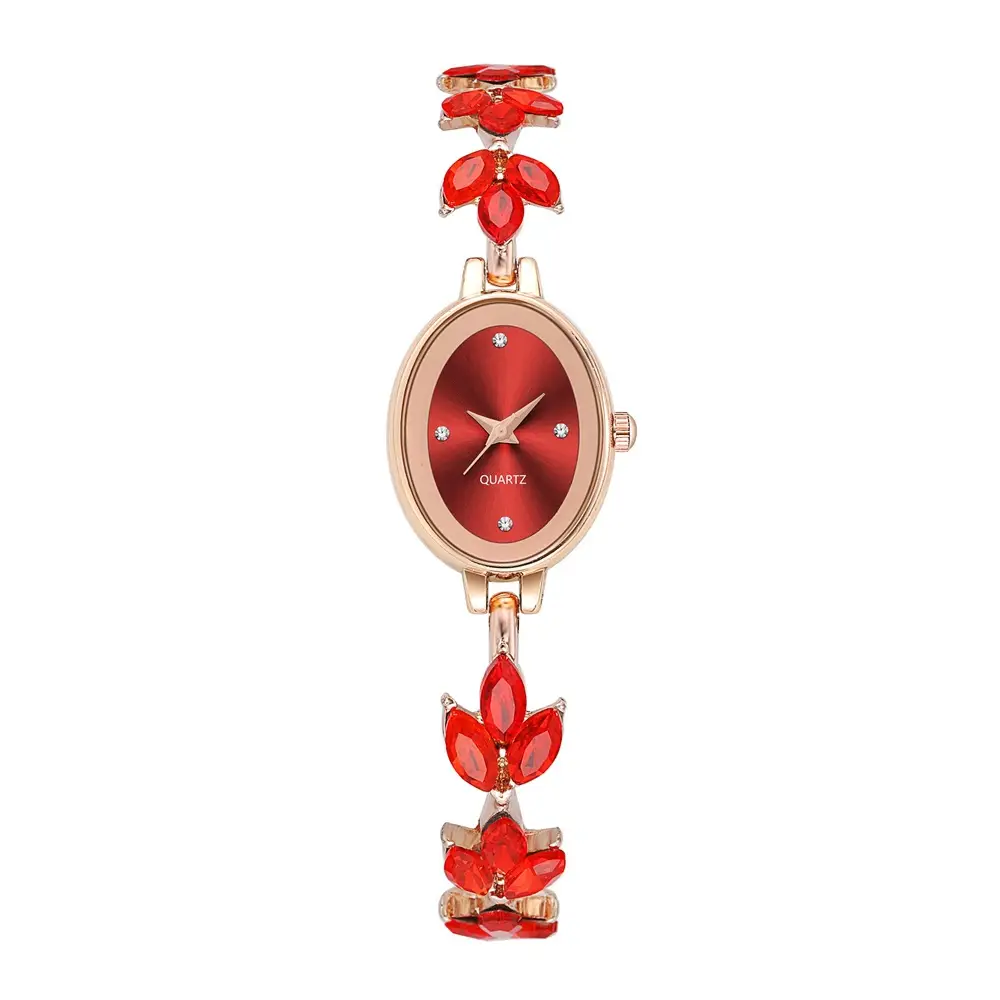 Luxury Women's Cross-Border Wheat Ear Watch with Violet Petal Light — feature 13