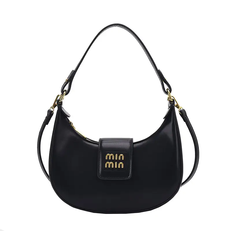 Women's Black Retro Mini Crossbody Bag 2024 - Image 8