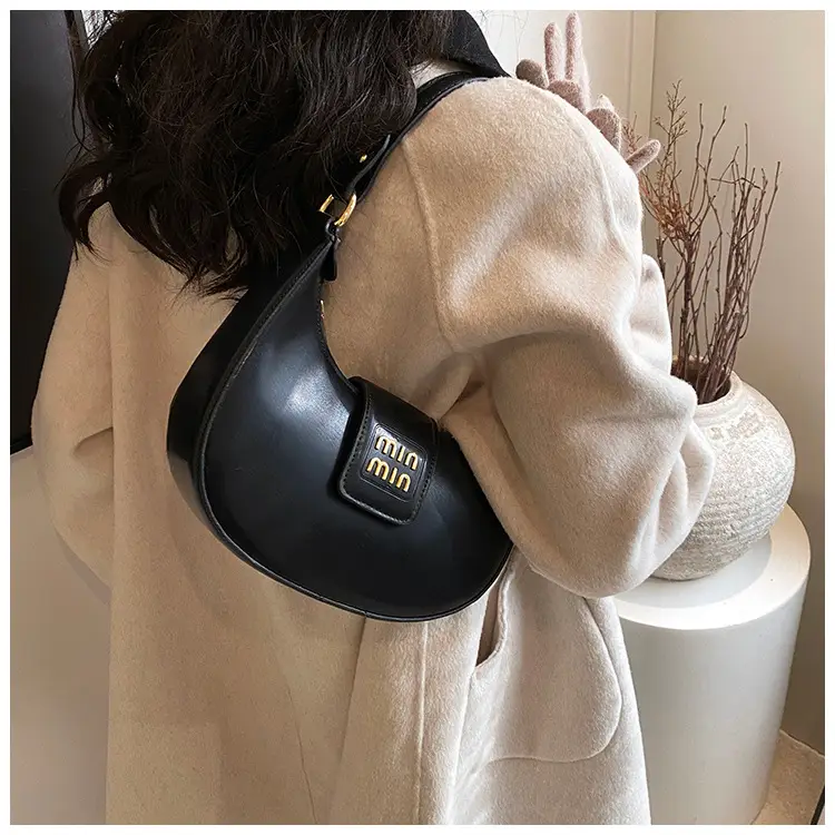 Women's Black Retro Mini Crossbody Bag 2024 — feature 30