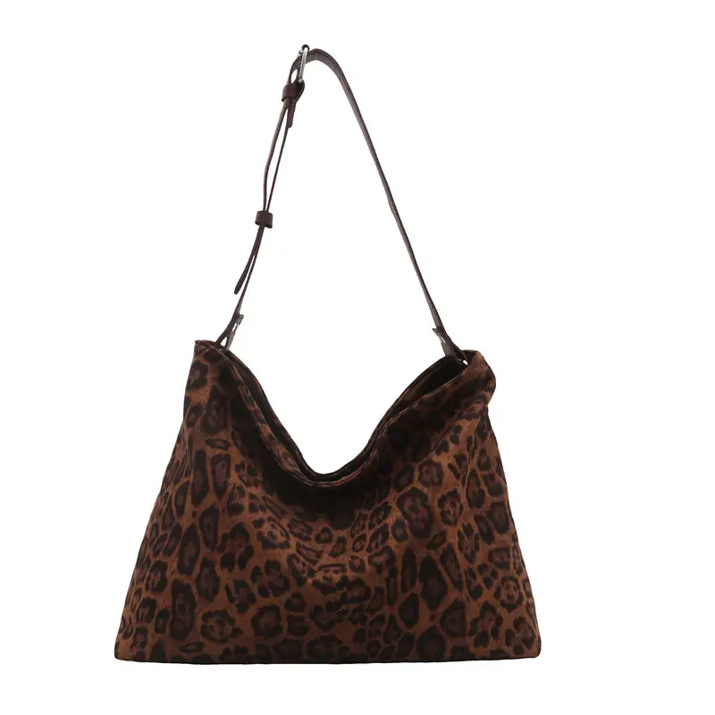 Leopard Print Women's Large Shoulder Bag 2024 - Image 2