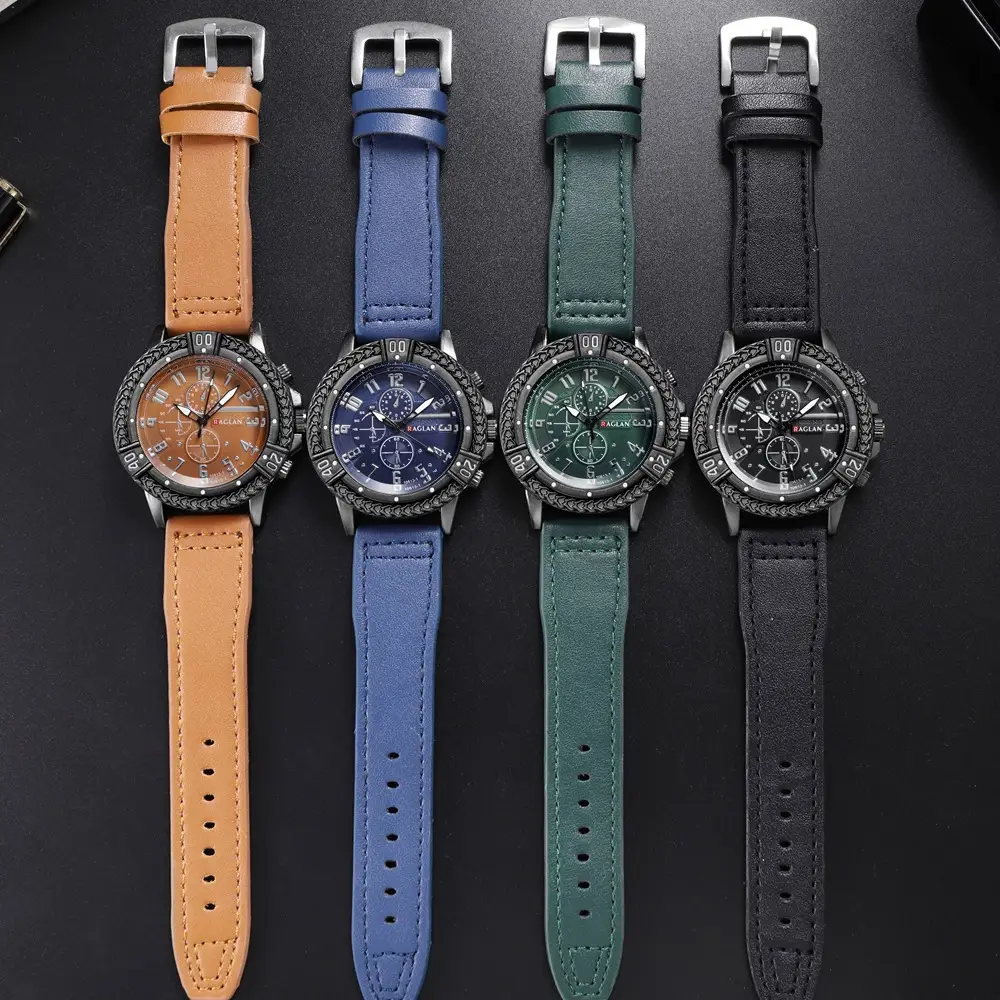 Cross Border Men's Quartz Watch Multi Color Silicone Strap - Image 8