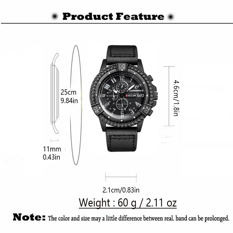 Cross Border Men's Quartz Watch Multi Color Silicone Strap — feature 12