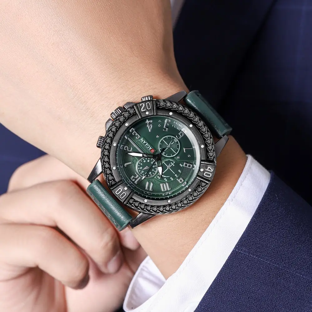 Cross Border Men's Quartz Watch Multi Color Silicone Strap — feature 8