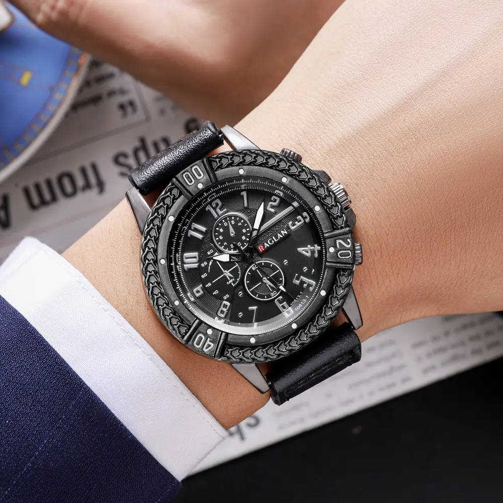 Cross Border Men's Quartz Watch Multi Color Silicone Strap — feature 9