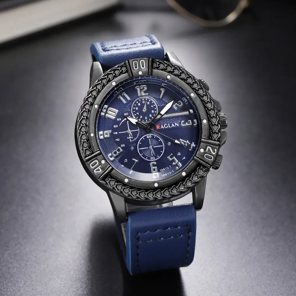 Cross Border Men's Quartz Watch Multi Color Silicone Strap - Image 2