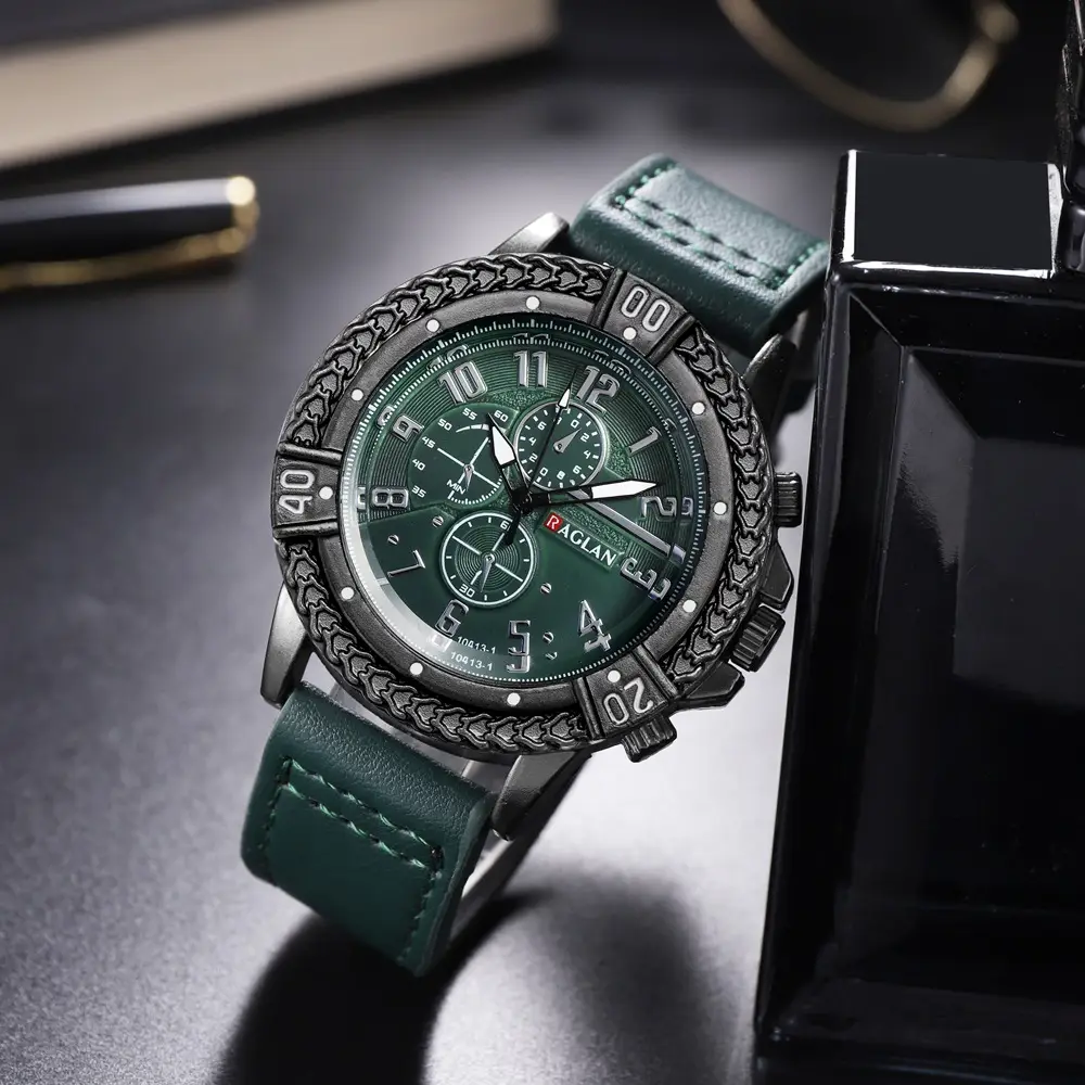 Cross Border Men's Quartz Watch Multi Color Silicone Strap - Image 3
