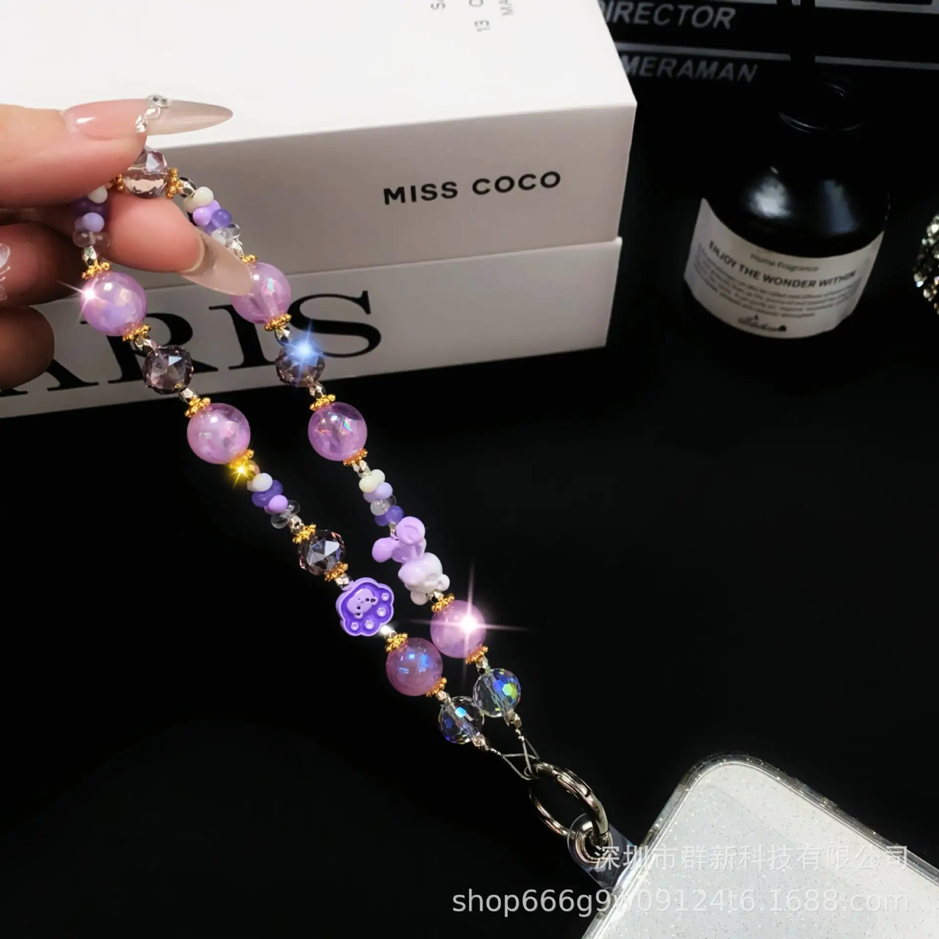 Cute Multi Color Crystal Beaded Chain for Girls — feature 10