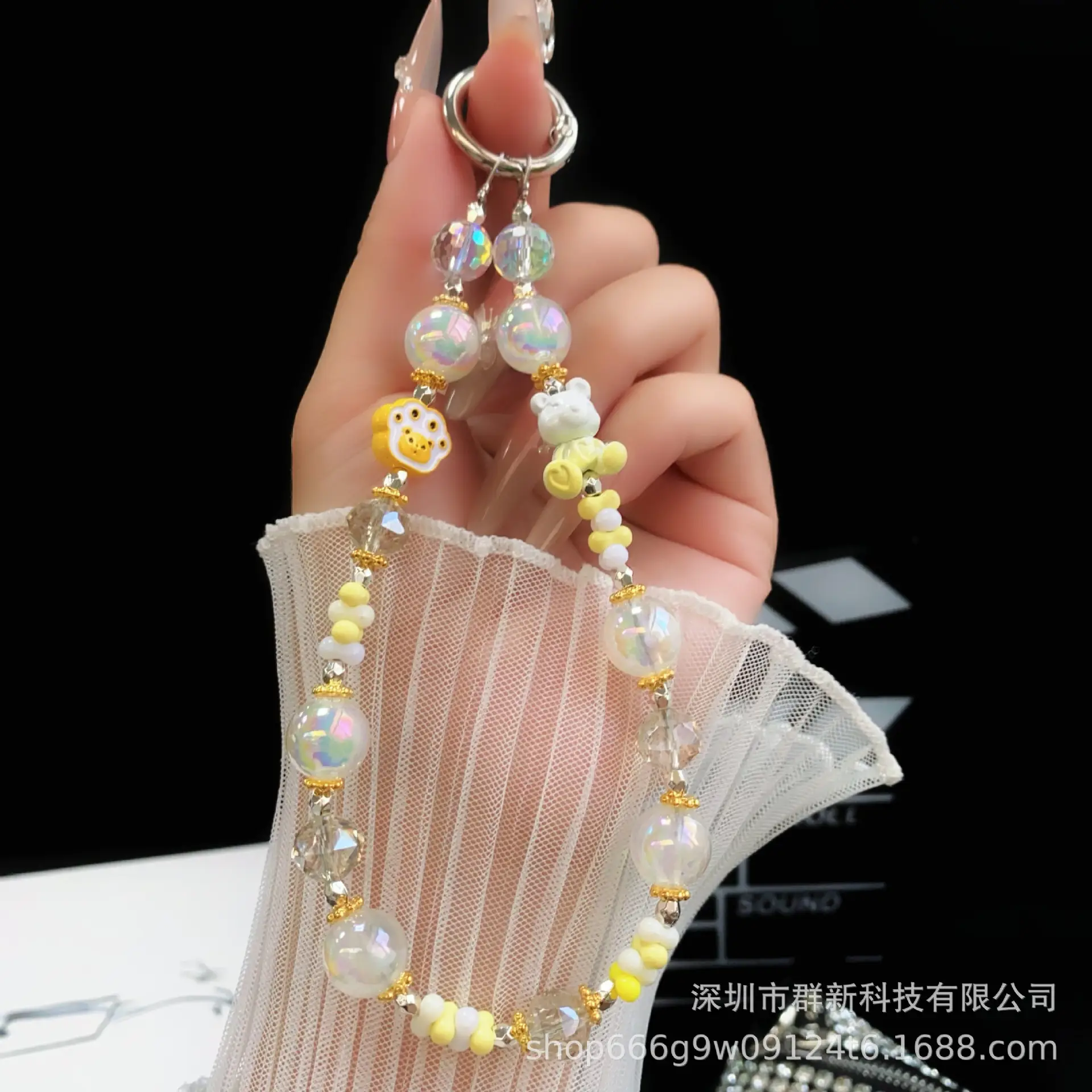 Cute Multi Color Crystal Beaded Chain for Girls — feature 12