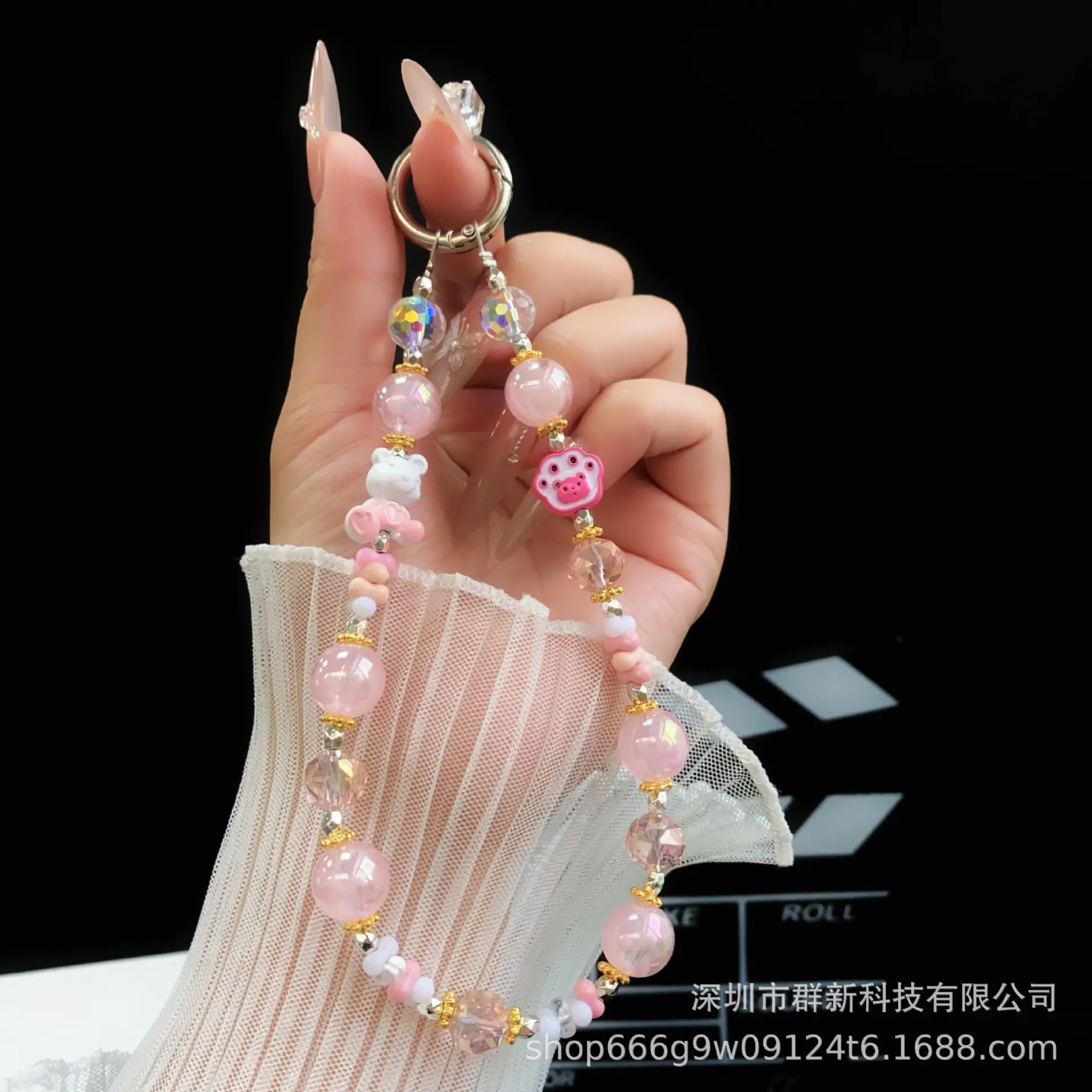 Cute Multi Color Crystal Beaded Chain for Girls — feature 14