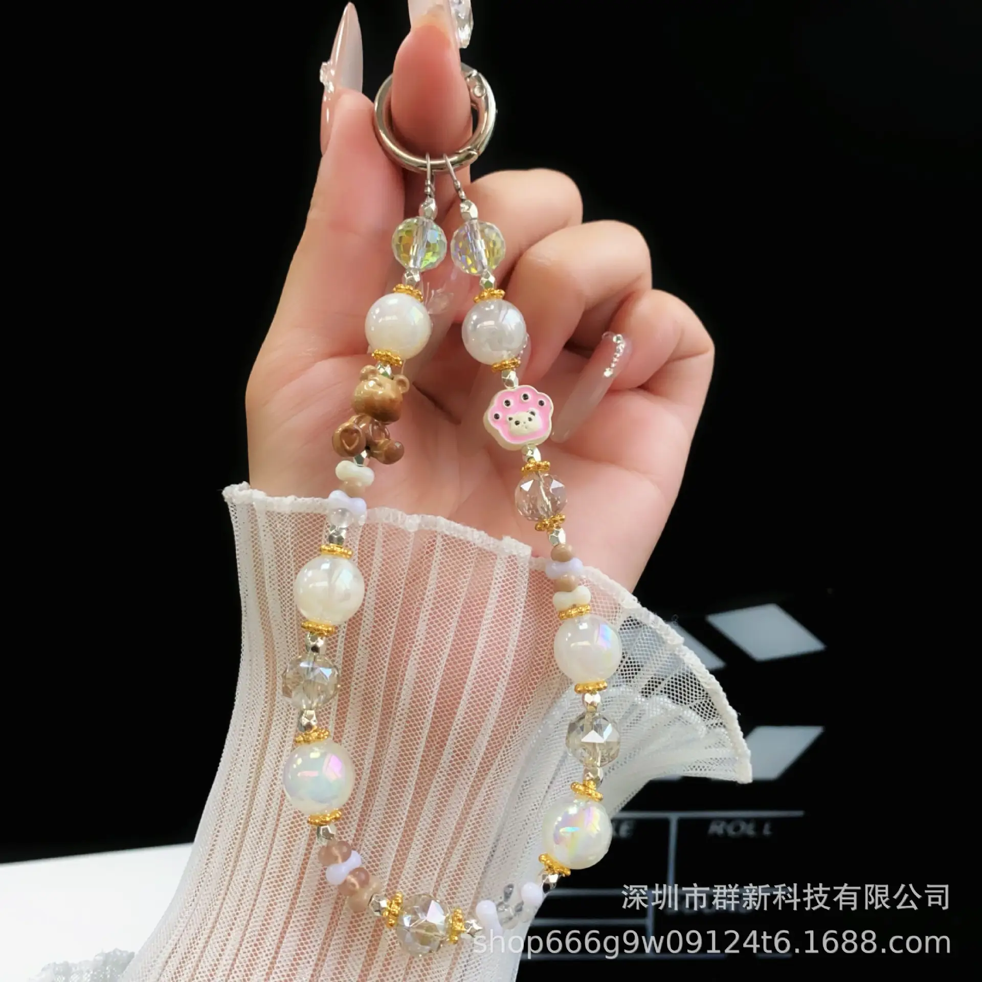 Cute Multi Color Crystal Beaded Chain for Girls — feature 15
