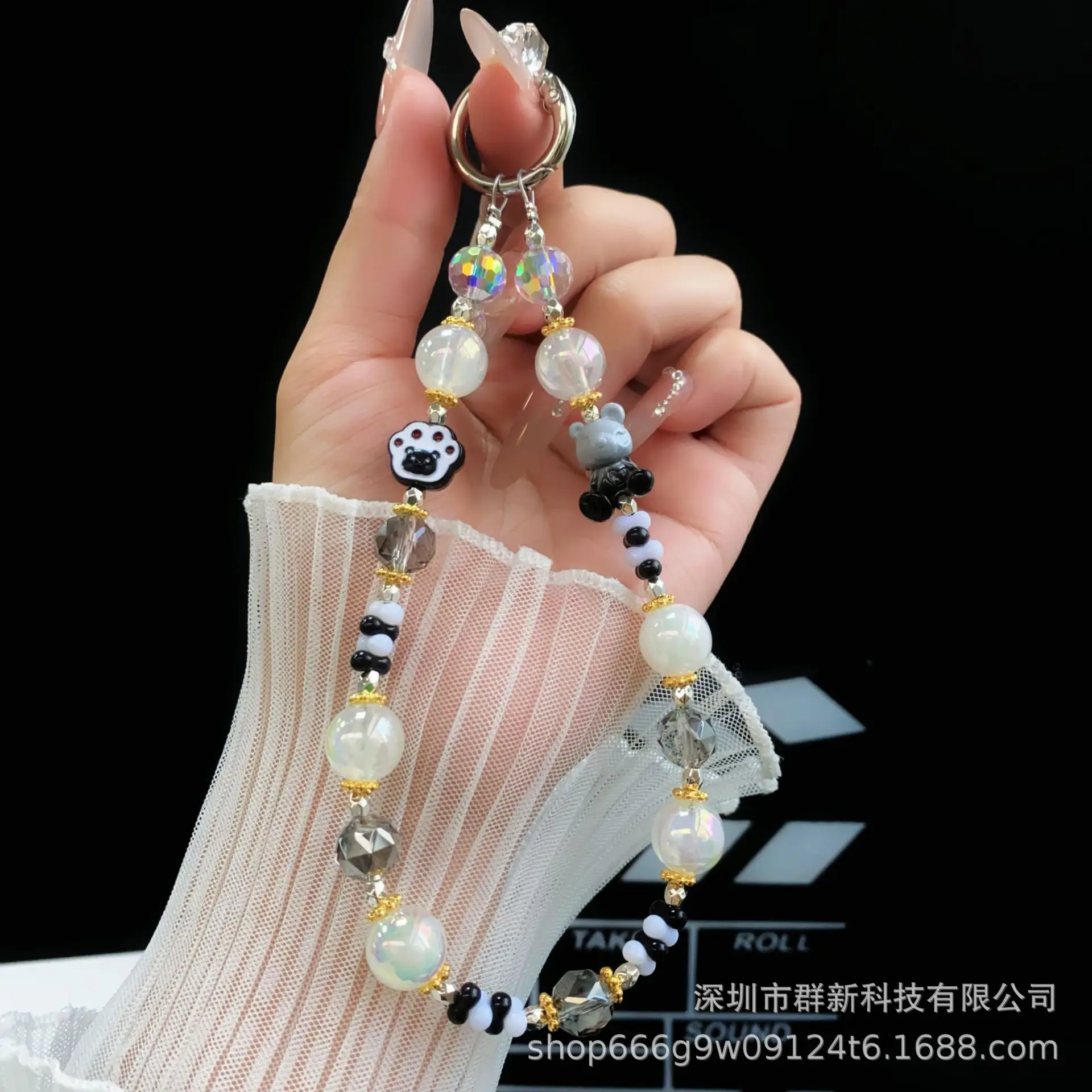 Cute Multi Color Crystal Beaded Chain for Girls — feature 17