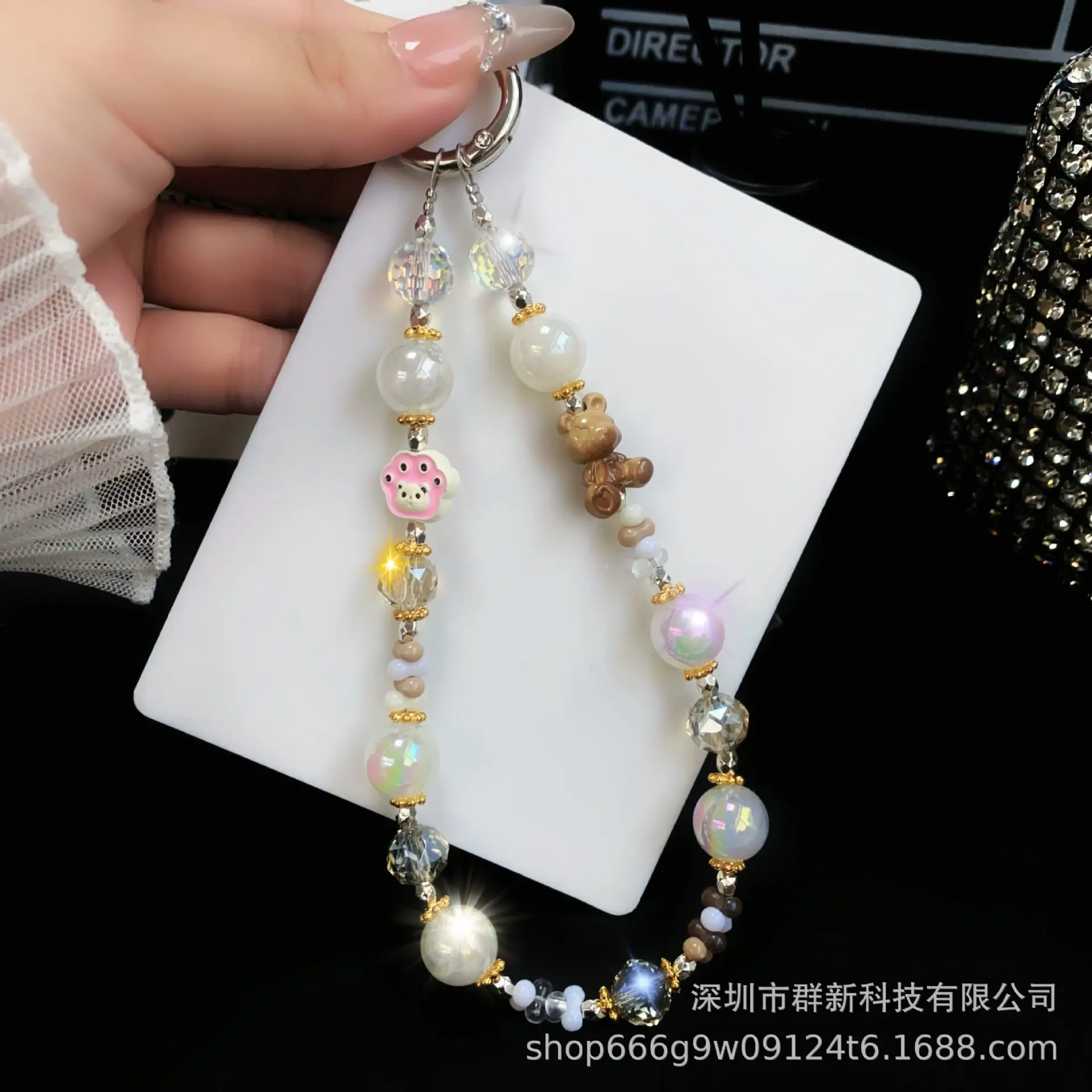 Cute Multi Color Crystal Beaded Chain for Girls — feature 5