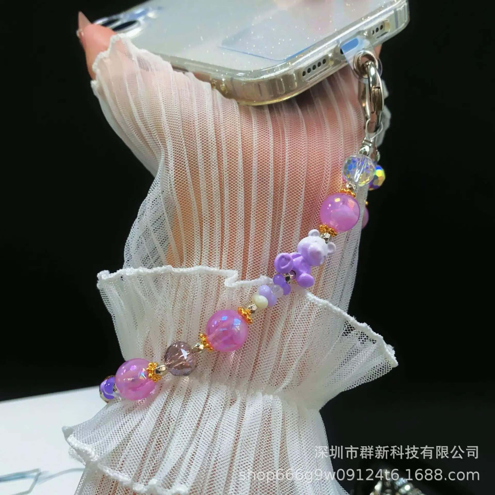 Cute Multi Color Crystal Beaded Chain for Girls — feature 9