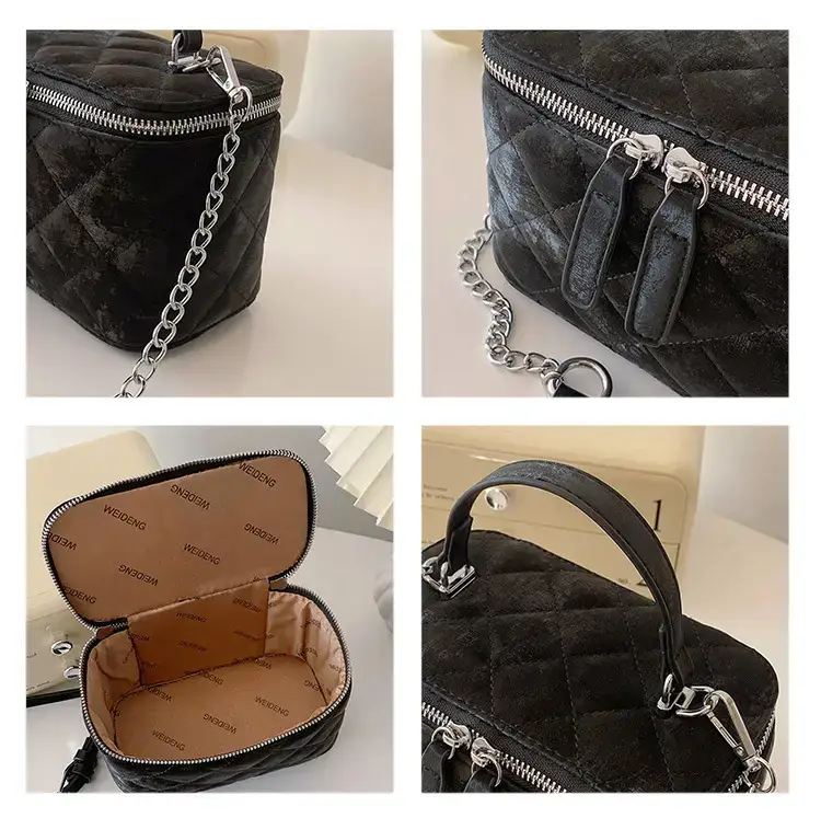Black Diamond Chain Shoulder Bag 2024 — feature 27