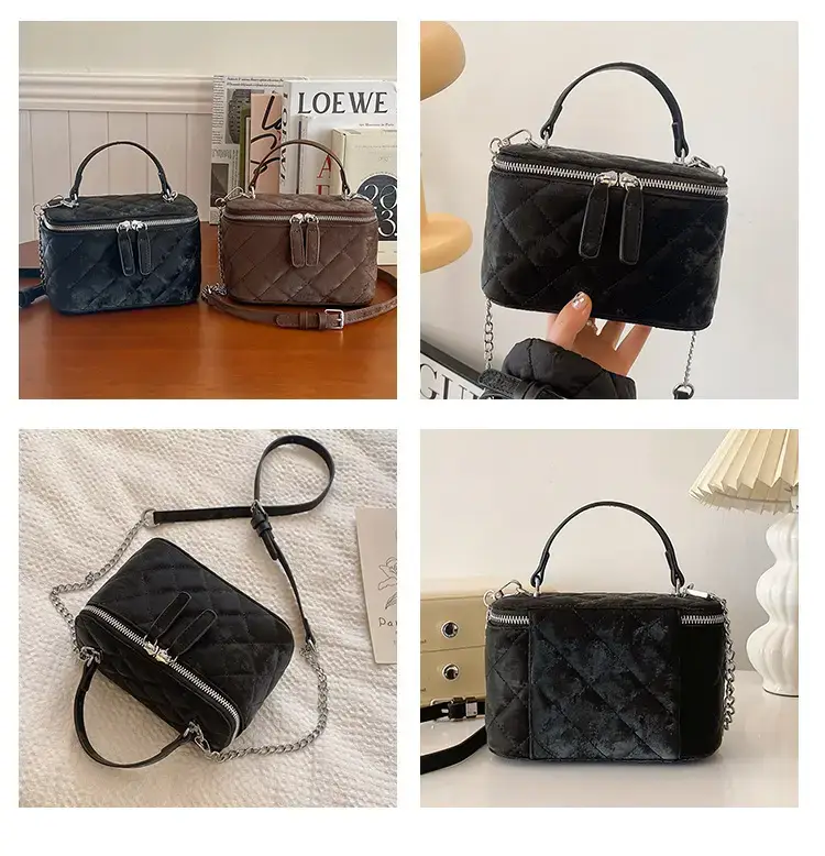 Black Diamond Chain Shoulder Bag 2024 — feature 8
