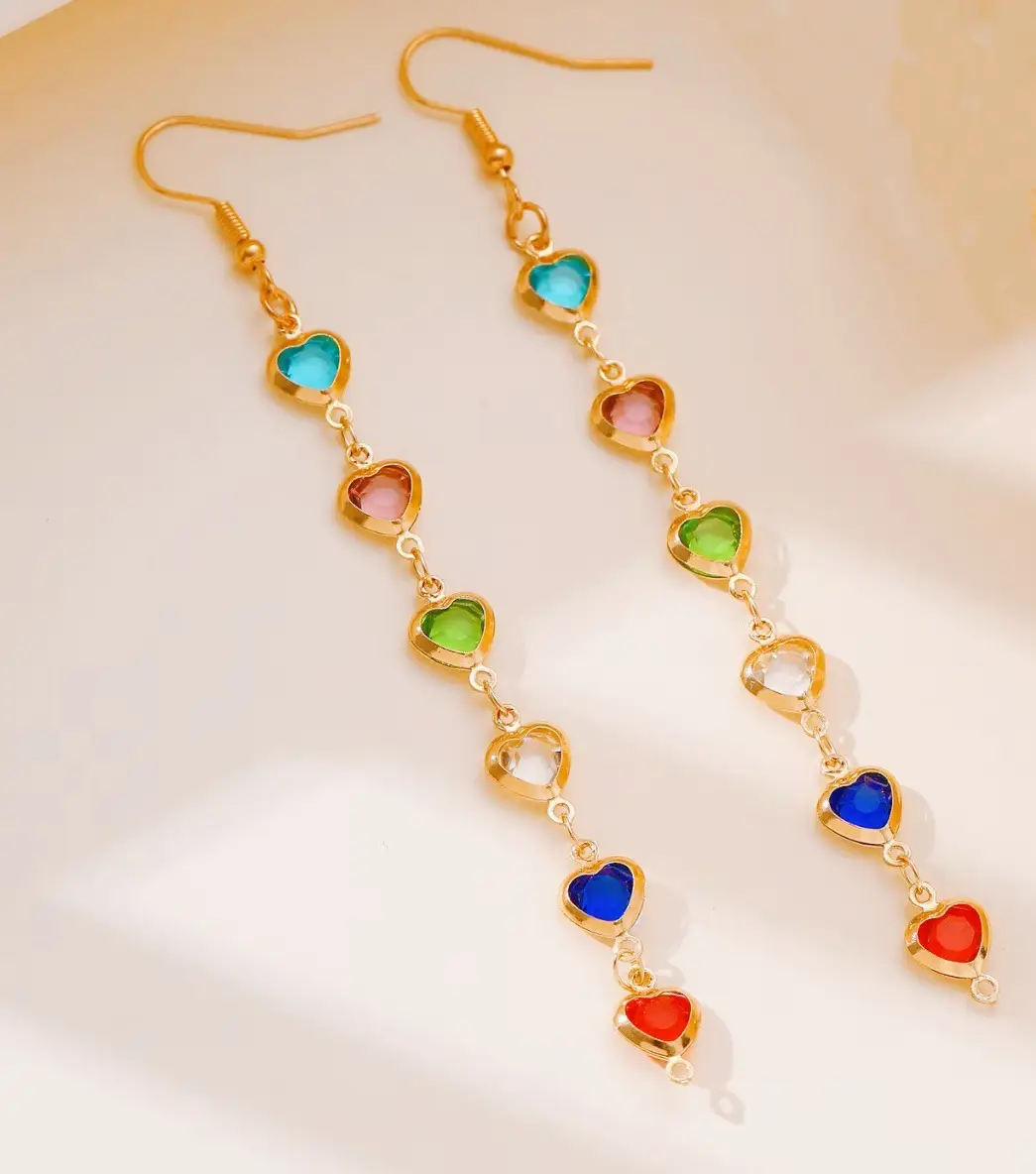 Heart Shaped Zircon Bracelet Necklace for Women - Image 7