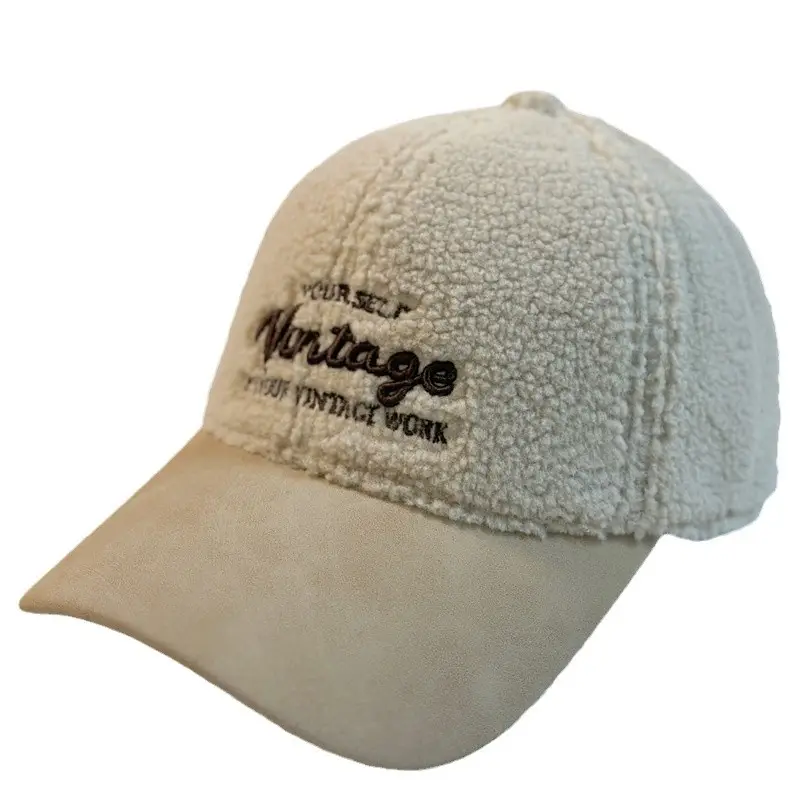 Winter Furry Cap Vintage Embroidered Black - Image 9