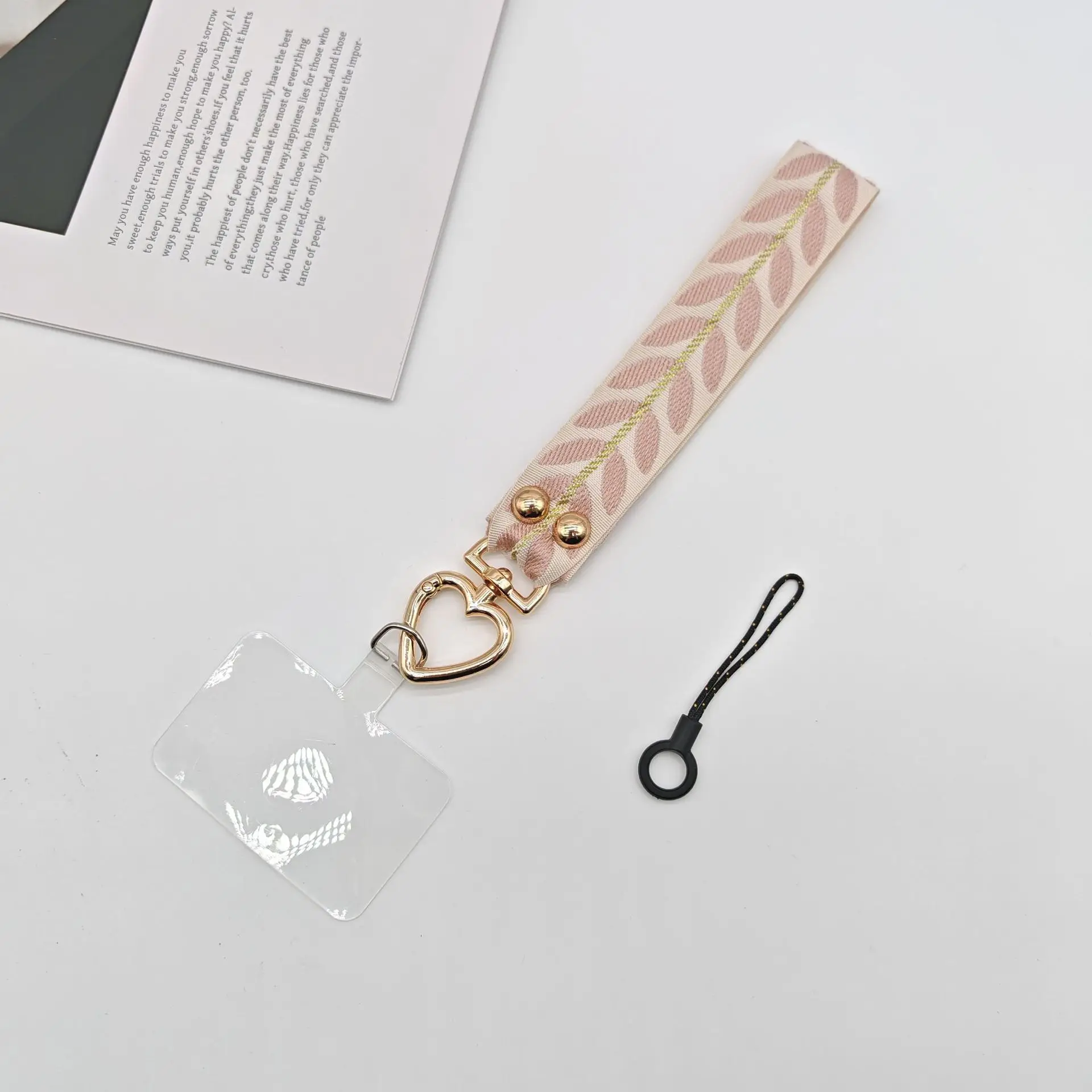 Mobile Phone Lanyard with Pearl Pendant & Adjustable Strap - Image 13