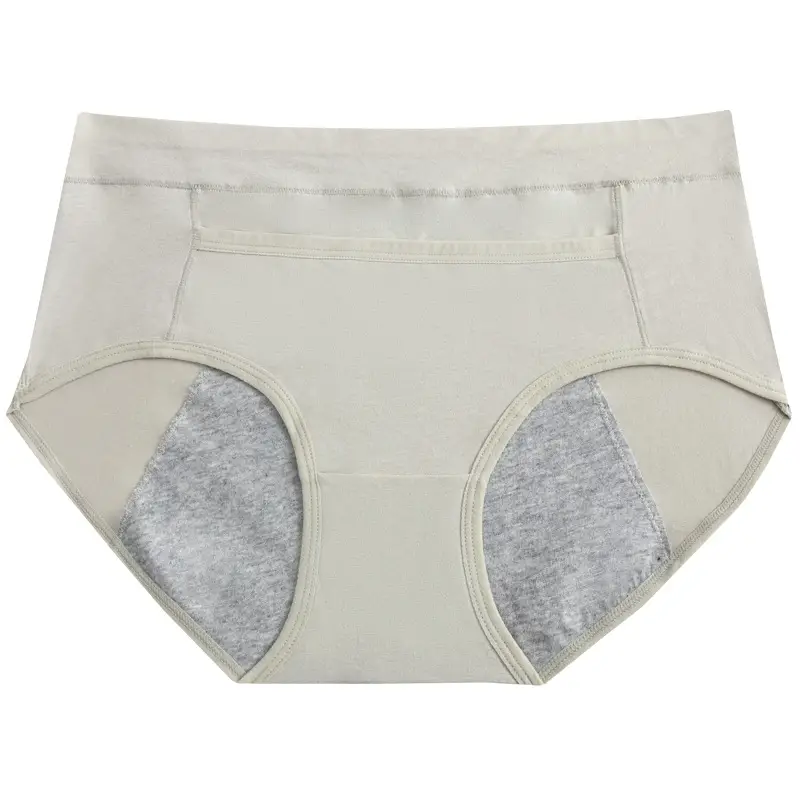 Women Cotton Anti-Seal Pants Pink Grey