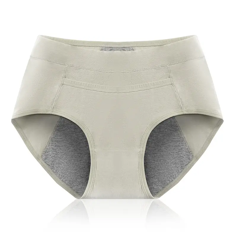 Women Cotton Anti-Seal Pants Pink Grey