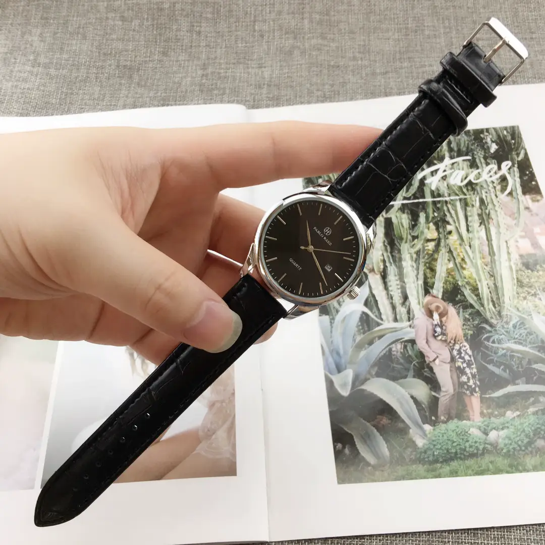 Men's Waterproof Quartz Watch with Brown Leather Strap — feature 10