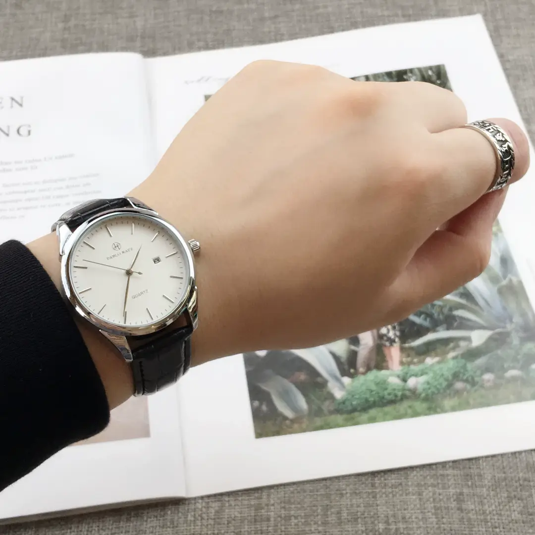 Men's Waterproof Quartz Watch with Brown Leather Strap — feature 17