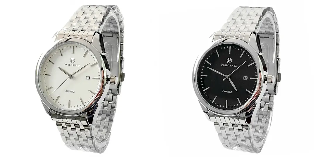 Men's Waterproof Quartz Watch with Brown Leather Strap — feature 4