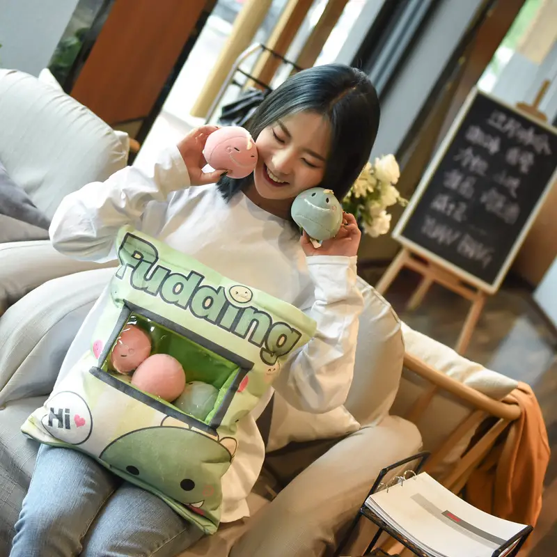Cross-border snacks pillow cushion a big bag doll panda plush toys wholesale kappi bala doll manufacturers sell