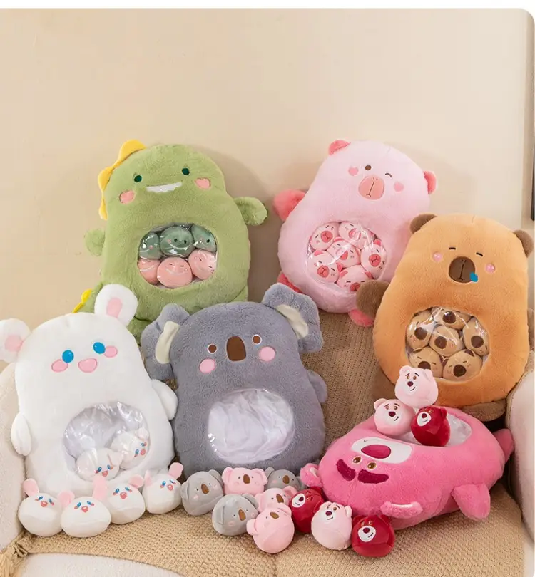 Cross-border snacks pillow cushion a big bag doll panda plush toys wholesale kappi bala doll manufacturers sell — feature 20