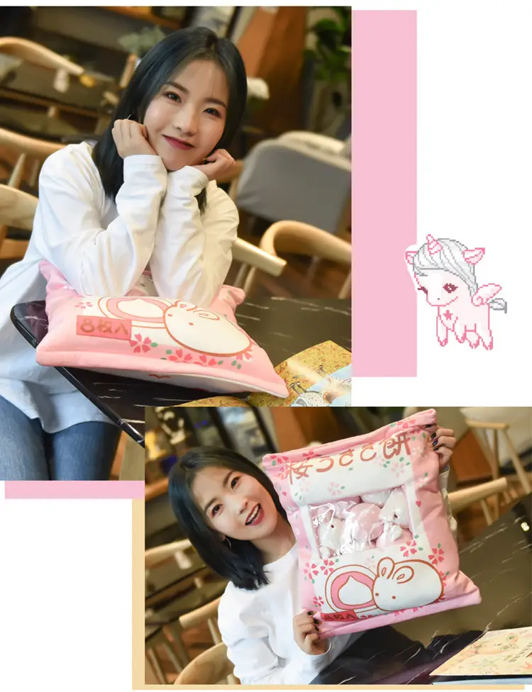 Cross-border snacks pillow cushion a big bag doll panda plush toys wholesale kappi bala doll manufacturers sell — feature 35