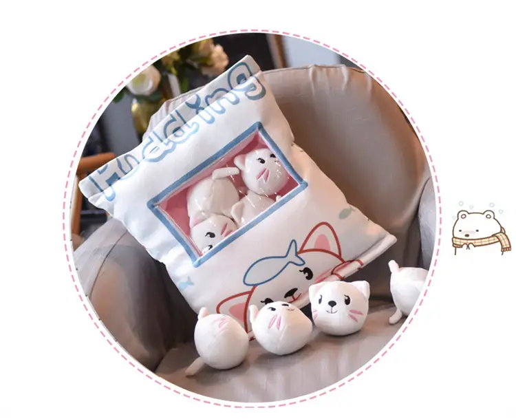 Cross-border snacks pillow cushion a big bag doll panda plush toys wholesale kappi bala doll manufacturers sell — feature 45