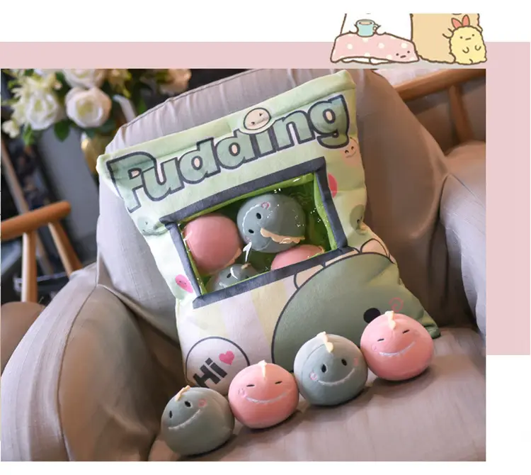 Cross-border snacks pillow cushion a big bag doll panda plush toys wholesale kappi bala doll manufacturers sell — feature 46