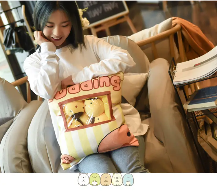 Cross-border snacks pillow cushion a big bag doll panda plush toys wholesale kappi bala doll manufacturers sell — feature 48