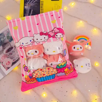 Cross-border snacks pillow cushion a big bag doll panda plush toys wholesale kappi bala doll manufacturers sell