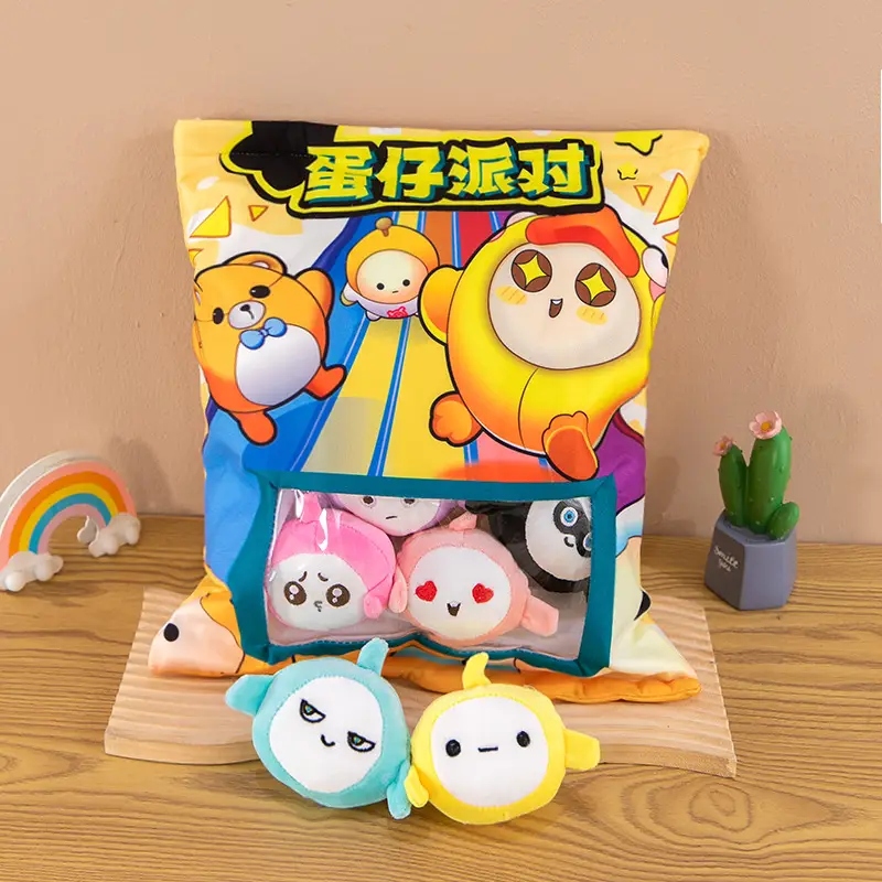Cross-border snacks pillow cushion a big bag doll panda plush toys wholesale kappi bala doll manufacturers sell