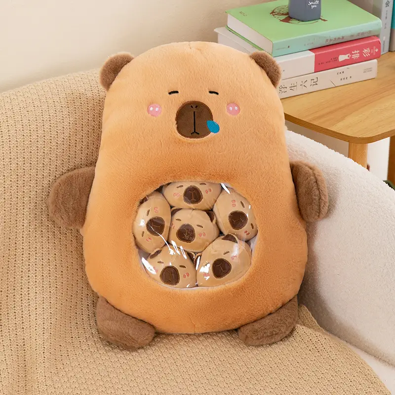 Cross-border snacks pillow cushion a big bag doll panda plush toys wholesale kappi bala doll manufacturers sell