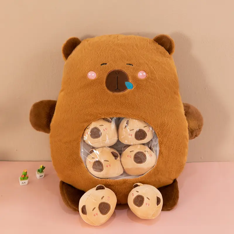 Cross-border snacks pillow cushion a big bag doll panda plush toys wholesale kappi bala doll manufacturers sell