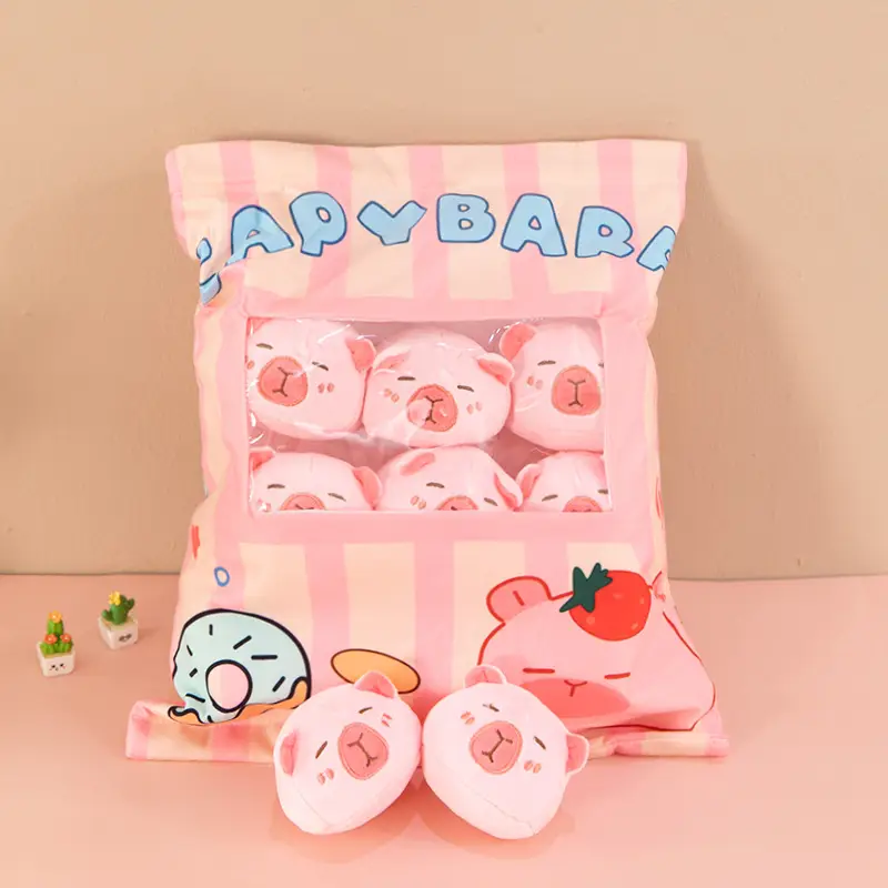Cross-border snacks pillow cushion a big bag doll panda plush toys wholesale kappi bala doll manufacturers sell