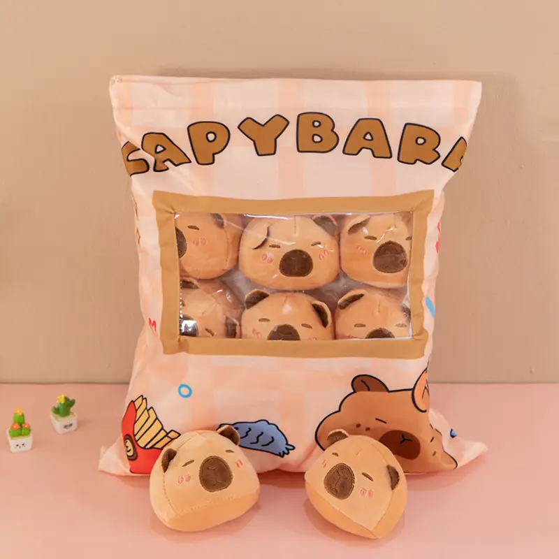 Cross-border snacks pillow cushion a big bag doll panda plush toys wholesale kappi bala doll manufacturers sell