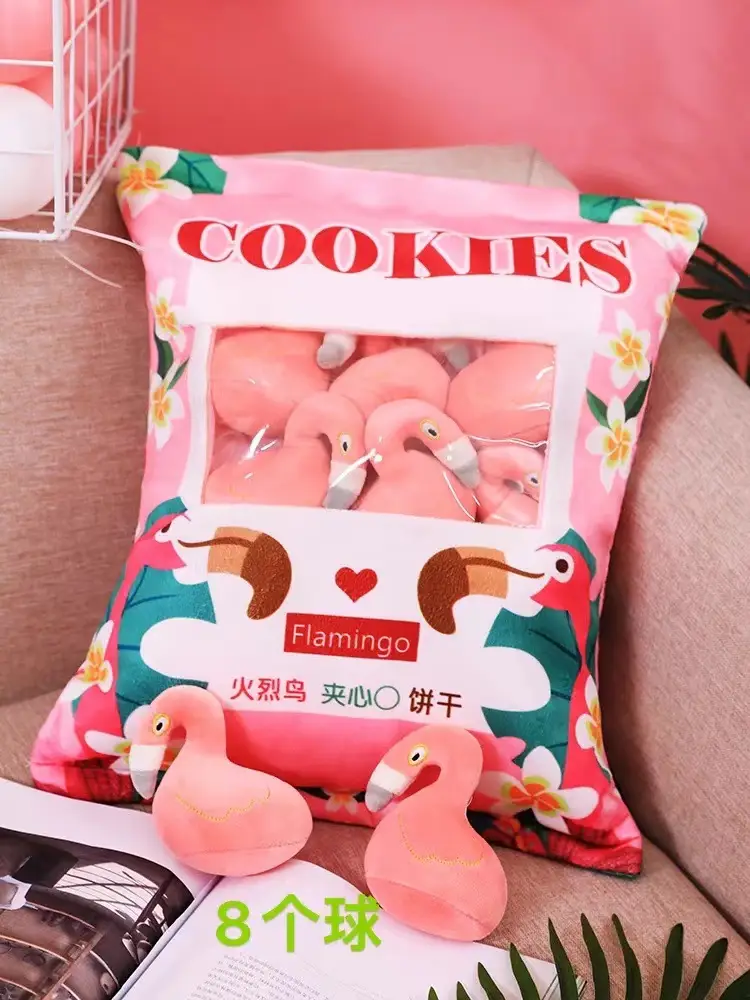 Cross-border snacks pillow cushion a big bag doll panda plush toys wholesale kappi bala doll manufacturers sell