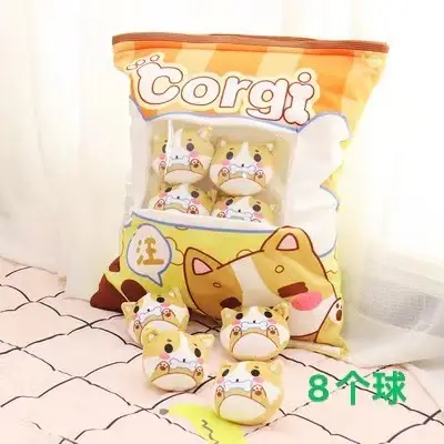 Cross-border snacks pillow cushion a big bag doll panda plush toys wholesale kappi bala doll manufacturers sell