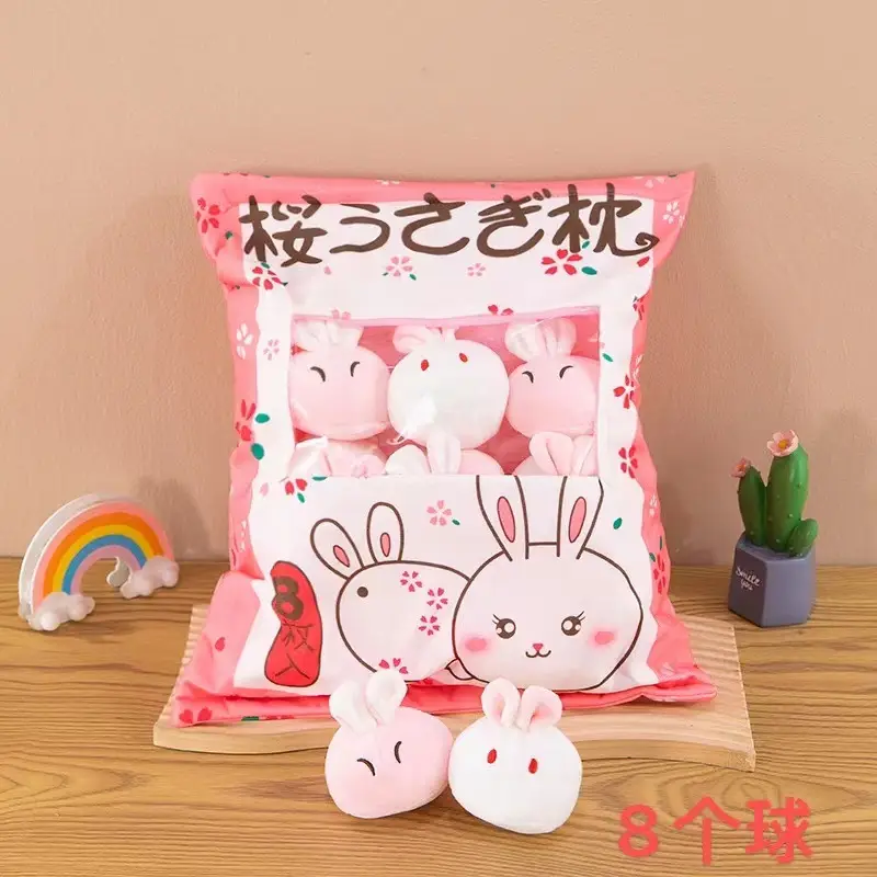 Cross-border snacks pillow cushion a big bag doll panda plush toys wholesale kappi bala doll manufacturers sell