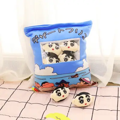 Cross-border snacks pillow cushion a big bag doll panda plush toys wholesale kappi bala doll manufacturers sell