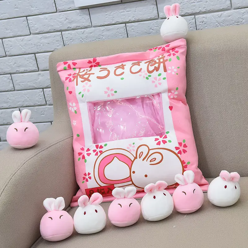 Cross-border snacks pillow cushion a big bag doll panda plush toys wholesale kappi bala doll manufacturers sell