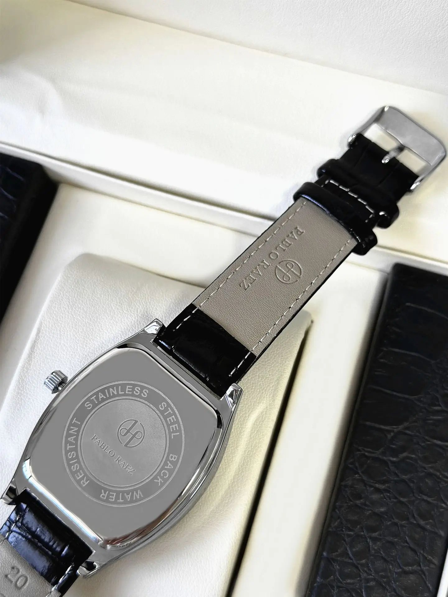 Men's Stainless Steel Swiss Watch with Roman Numeral — feature 27