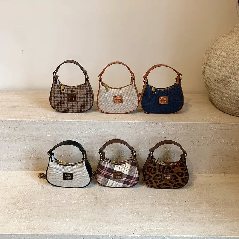 New Korean Style Mini Children's Girl's Crossbody Bag Leopard Print - Image 9