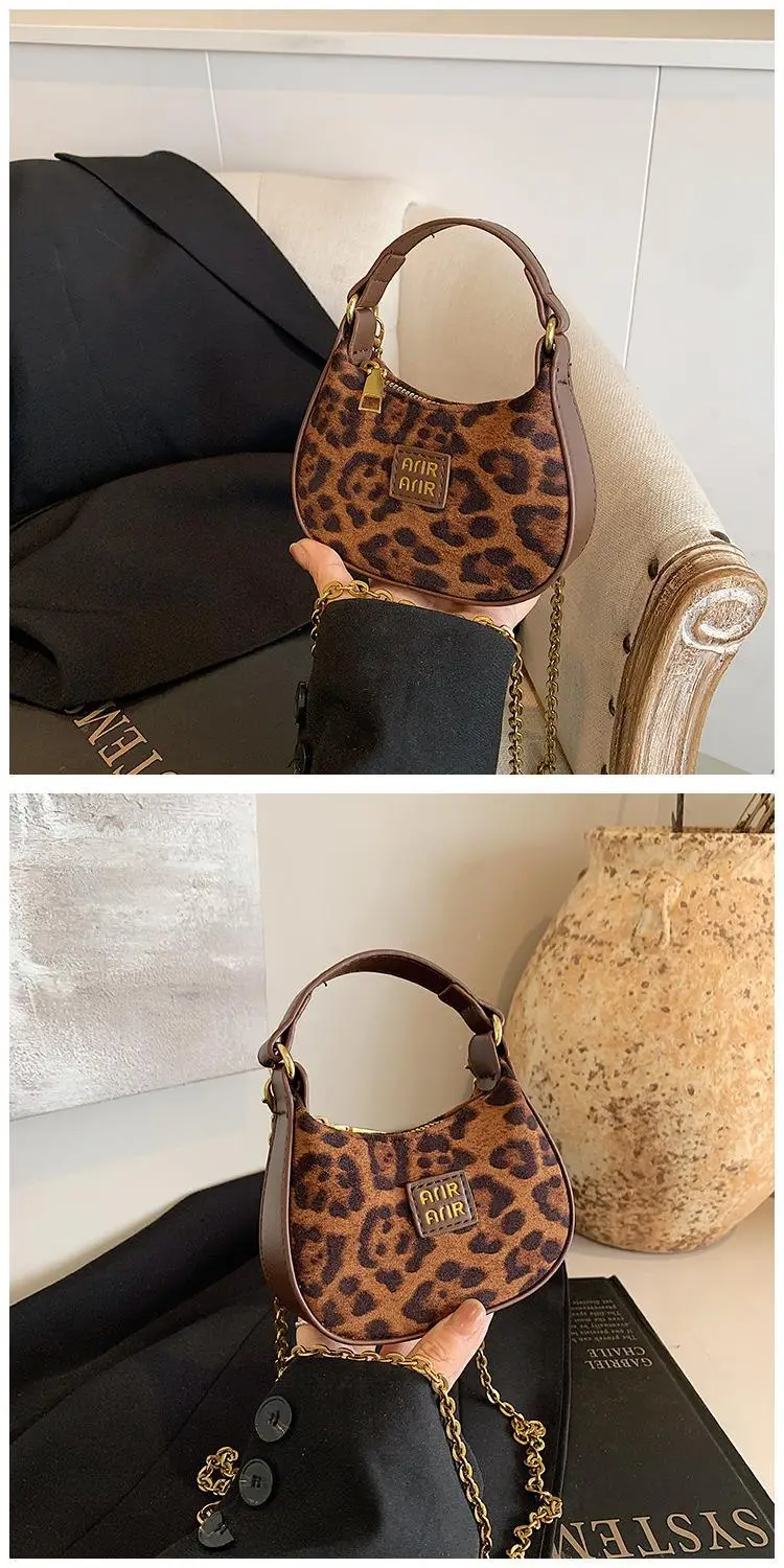 New Korean Style Mini Children's Girl's Crossbody Bag Leopard Print — feature 13