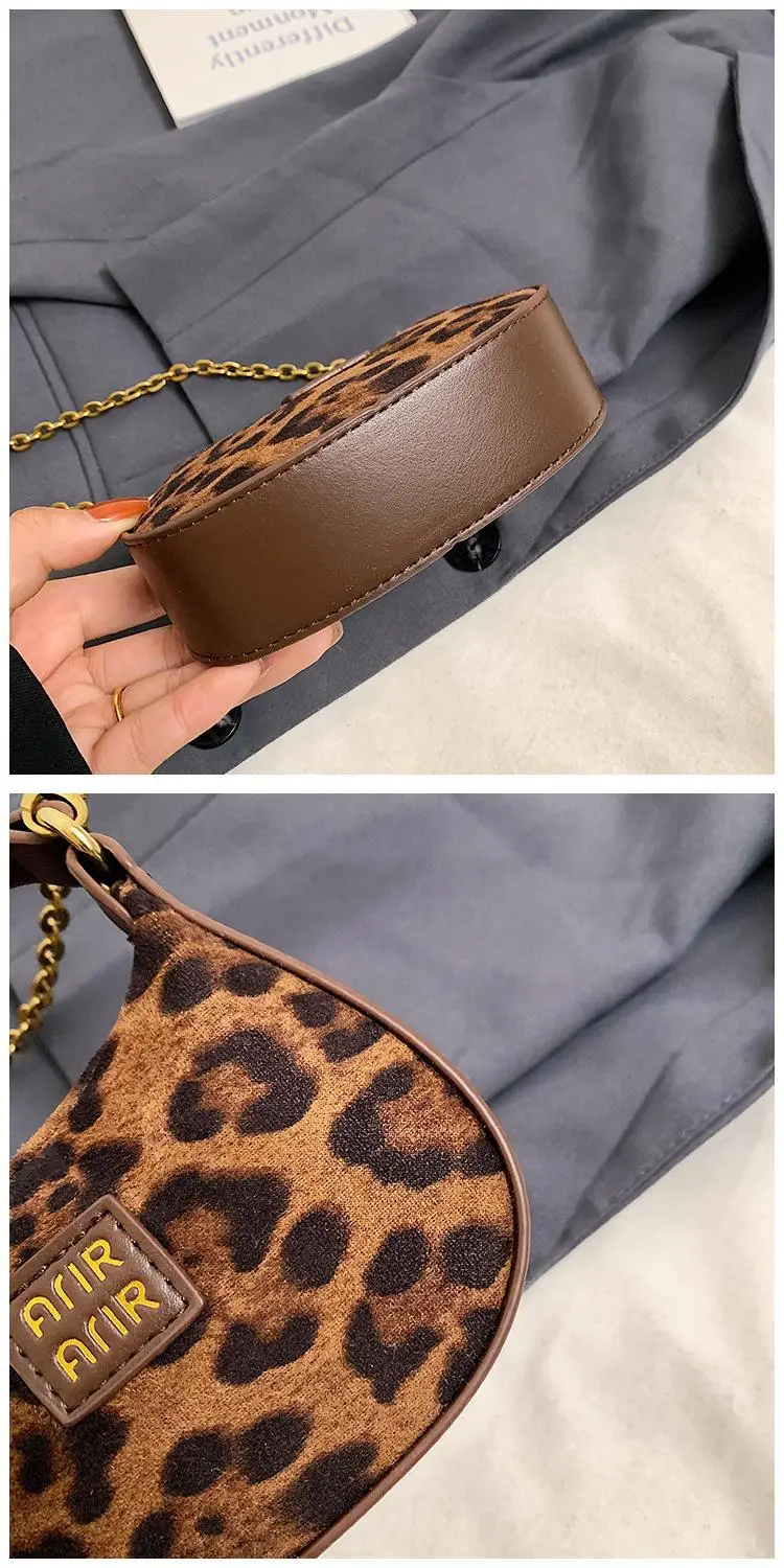 New Korean Style Mini Children's Girl's Crossbody Bag Leopard Print — feature 19