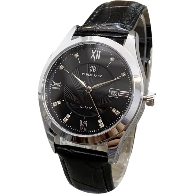 Men's Stainless Steel Mesh Watch White Dial Waterproof - Image 4