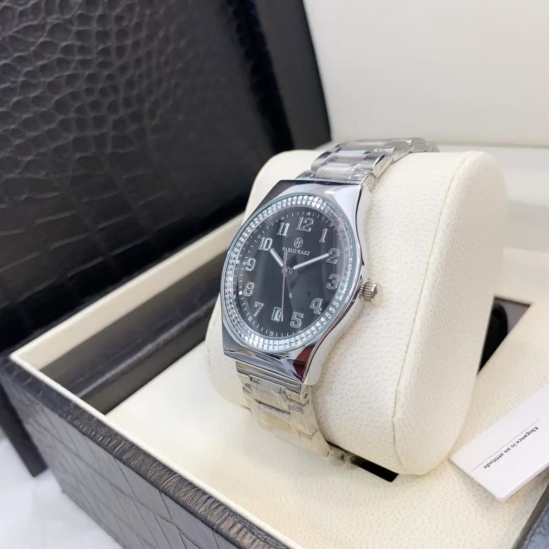 Luxury Gold Watch Calendar Digital Scale Walking Time for Men Women — feature 7